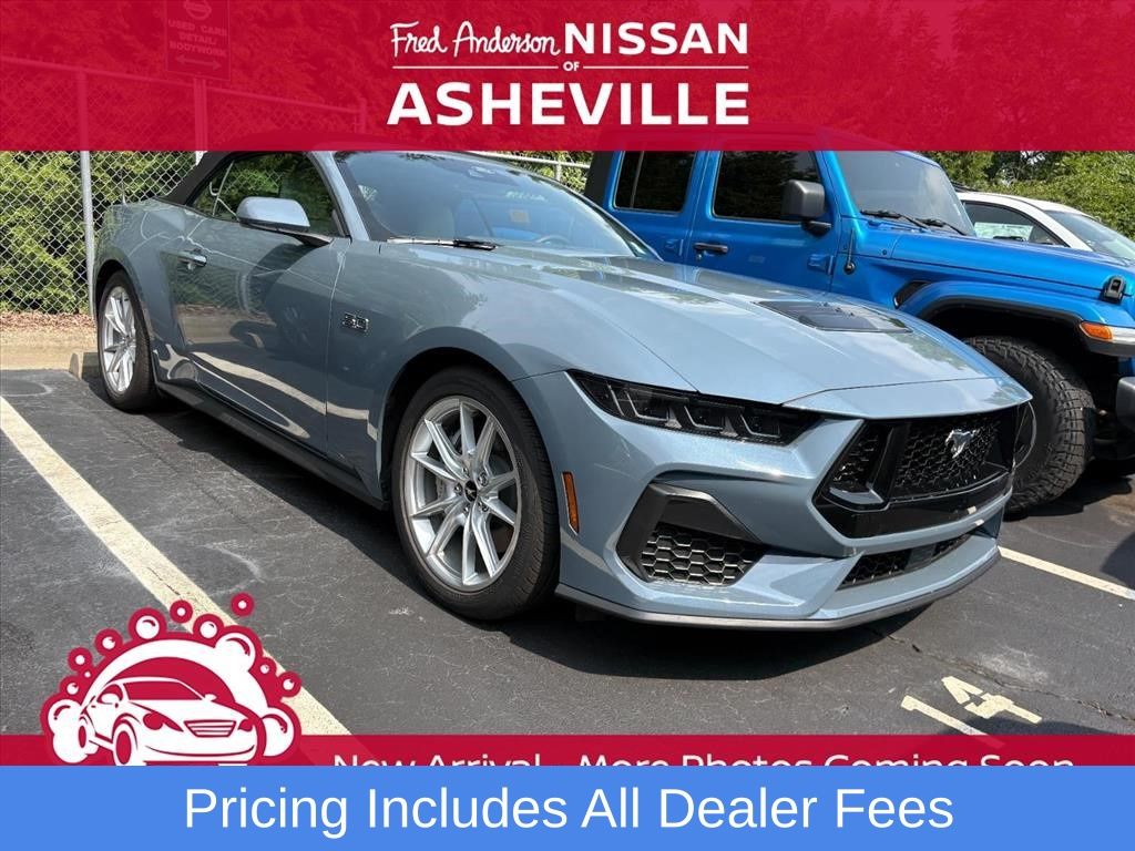 Vapor Blue 2025 Ford Mustang Convertible Rear-Wheel Drive Automatic