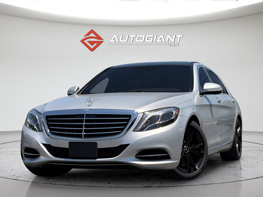 Gray 2015 Mercedes-Benz S-Class Sedan Rear-Wheel Drive 7-Speed Automatic