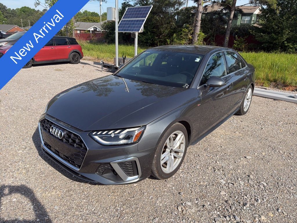 Mythos Black Metallic 2024 Audi A4 quattro Premium Plus S Line 45 TFSI AWD Sedan All-Wheel Drive 7-Speed Automatic