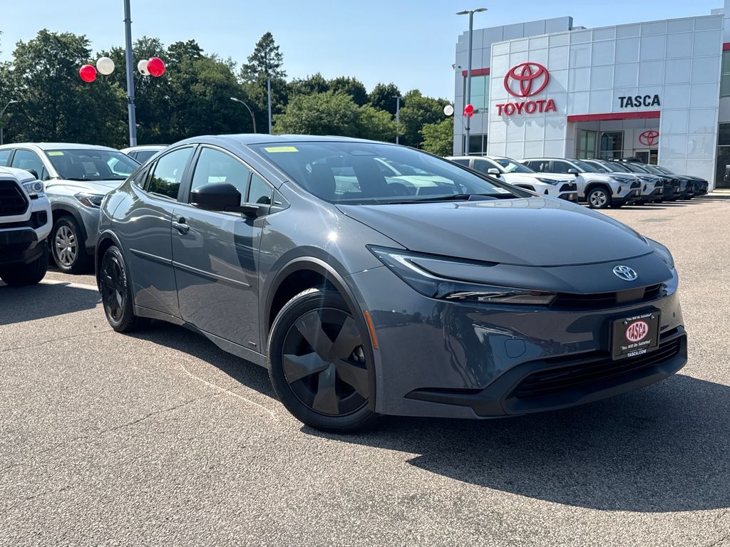 Guardian Gray 2025 Toyota Prius Hatchback All-Wheel Drive Continuously Variable Transmission