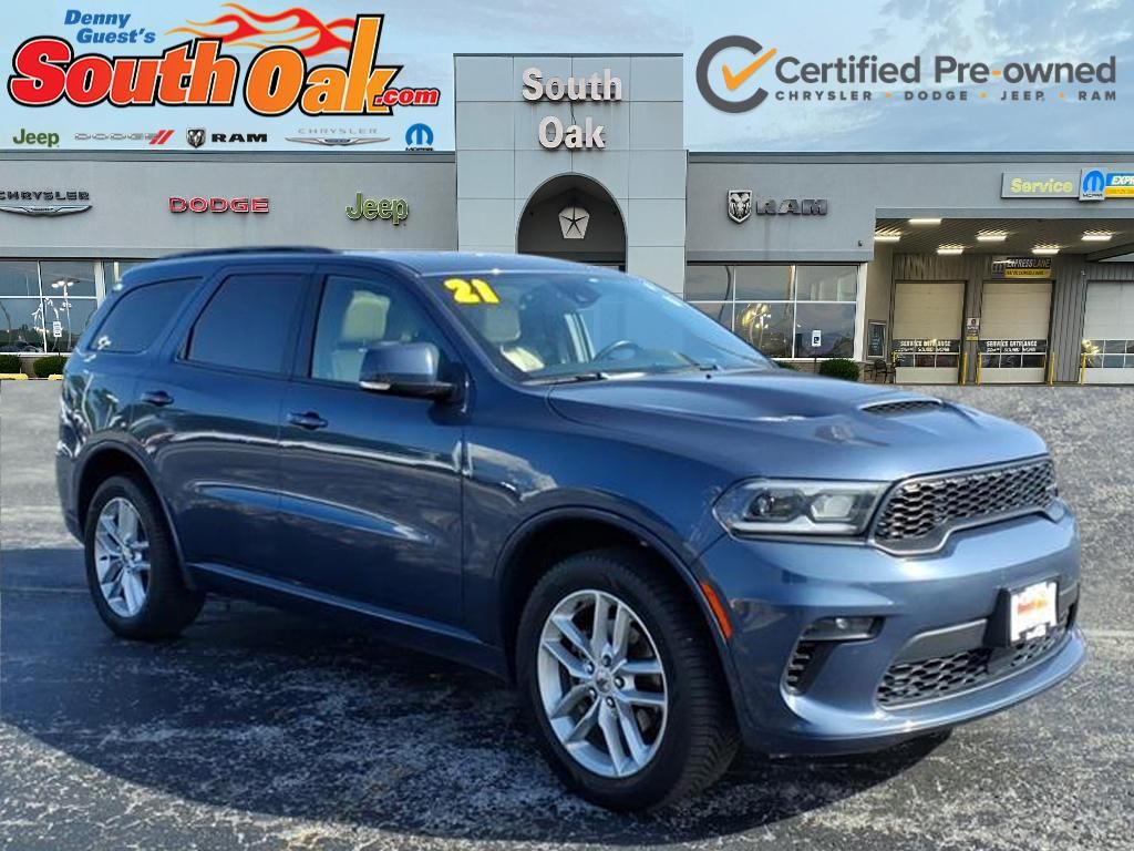 Reactor Blue Pearlcoat 2021 Dodge Durango SUV / Crossover All-Wheel Drive 8-Speed Automatic