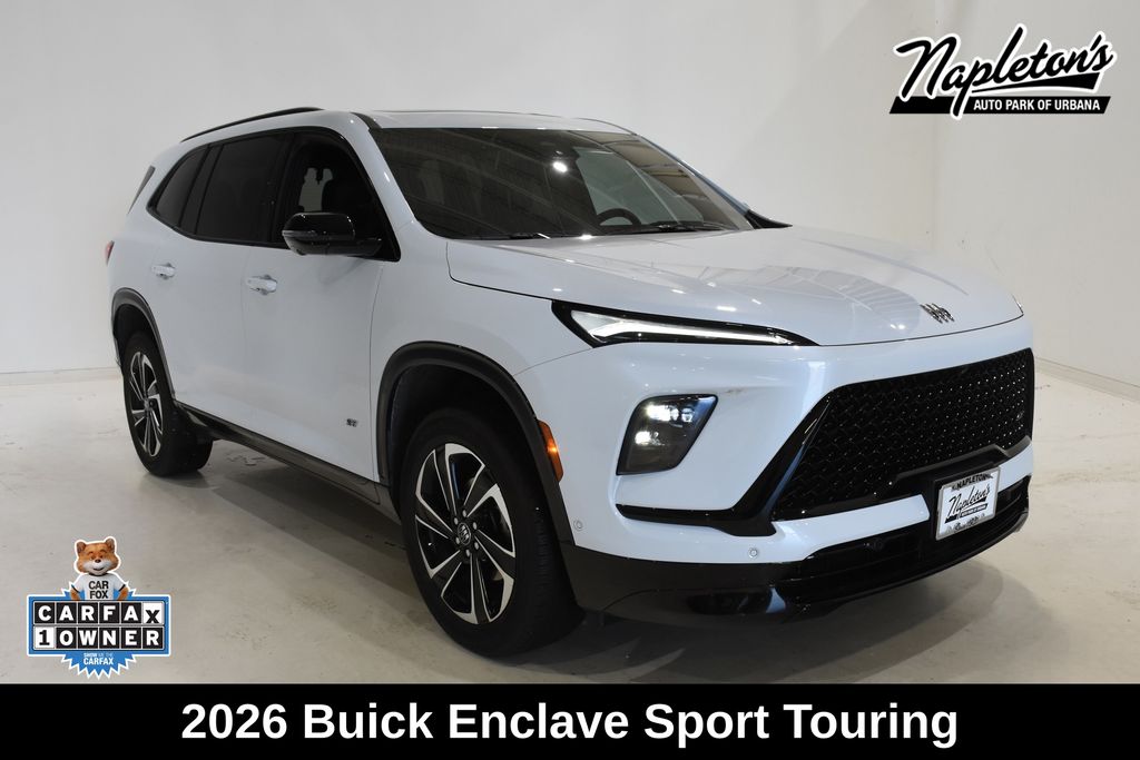 Iridescent White Tricoat 2026 Buick Enclave SUV / Crossover Four-Wheel Drive 8-Speed Automatic
