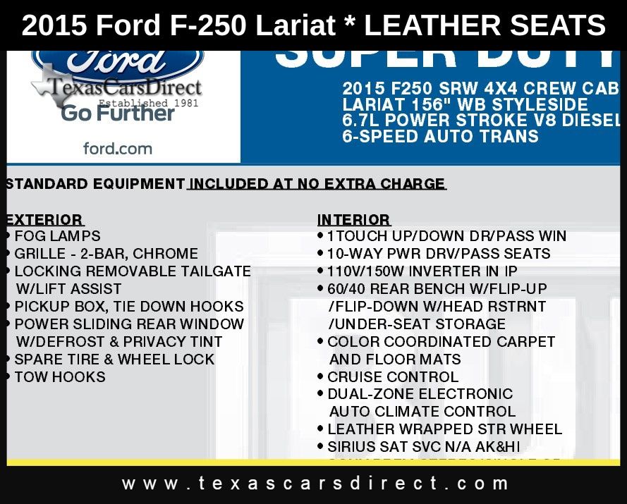 2015 Ford F-250SD Lariat 11