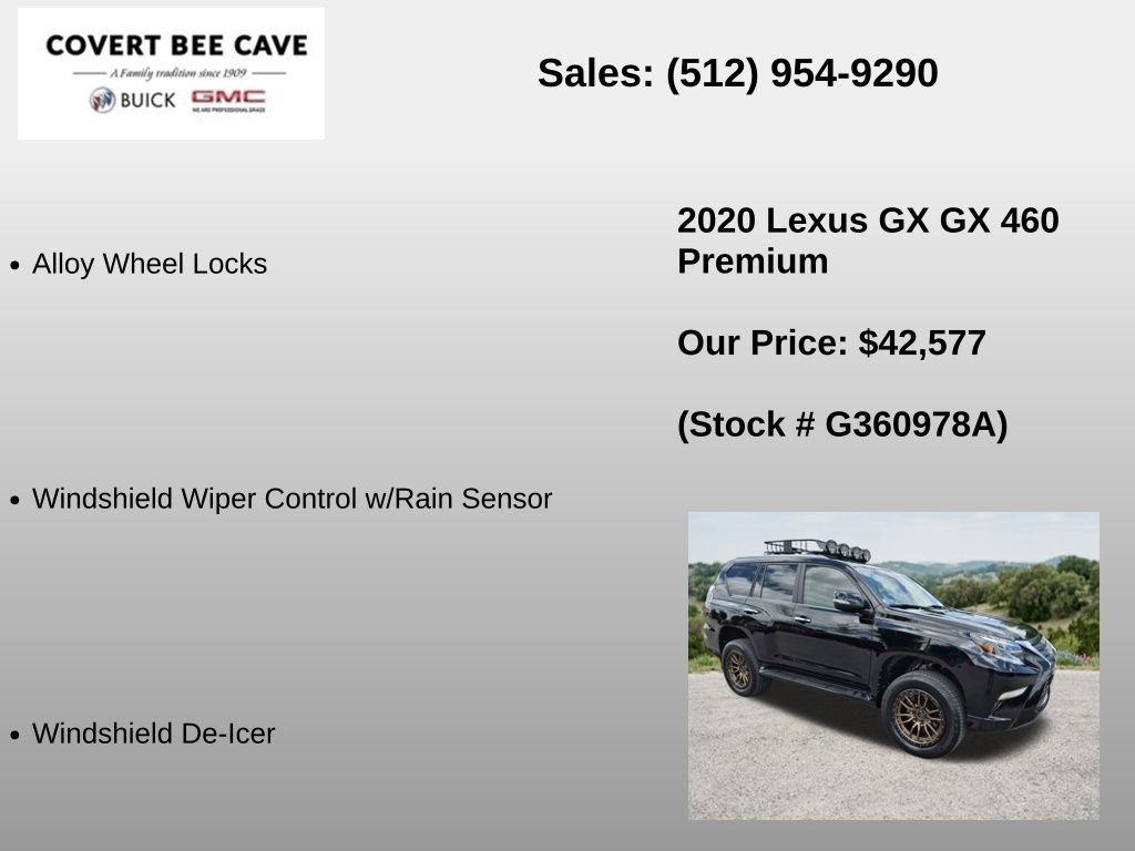 Used Car 2020 Lexus Gx  460 For Sale Under $50,000 In Austin, Texas