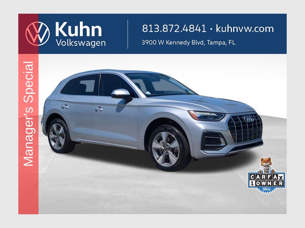 Florett Silver Metallic 2023 Audi Q5 SUV / Crossover All-Wheel Drive 7-Speed Automatic