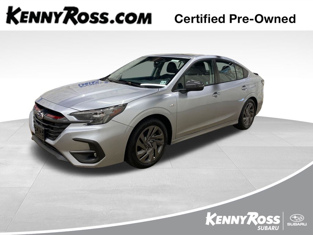 Ice Silver Metallic 2024 Subaru Legacy Sedan All-Wheel Drive Continuously Variable Transmission