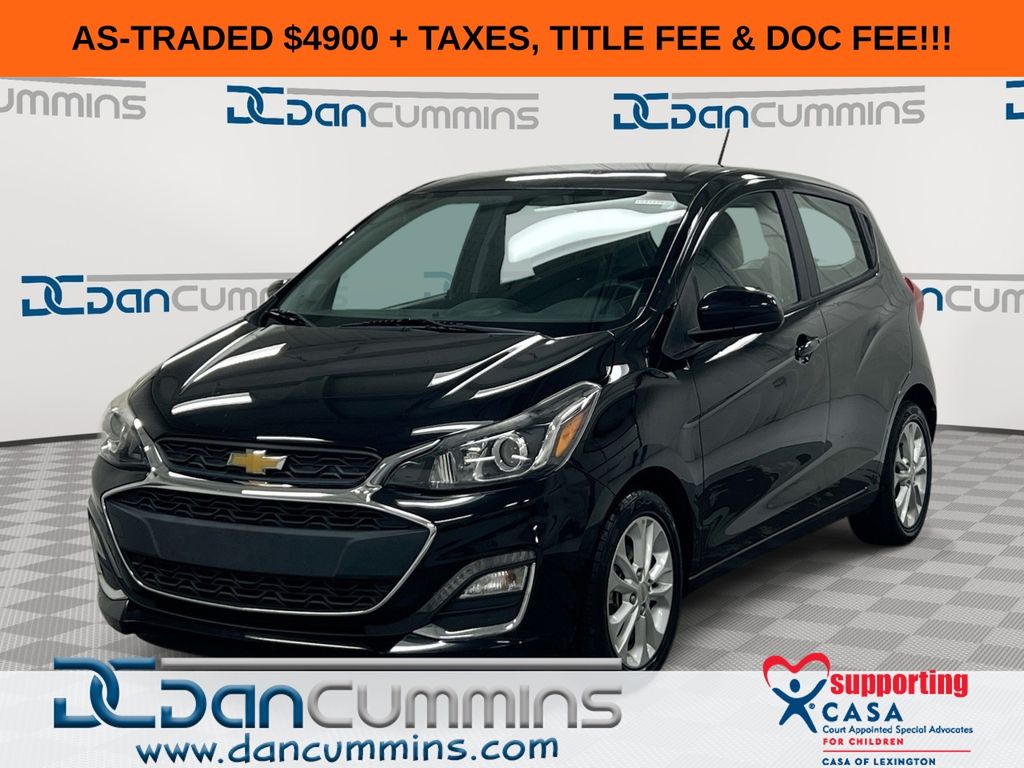 Mosaic Black Metallic 2020 Chevrolet Spark Hatchback Front-Wheel Drive Continuously Variable Transmission