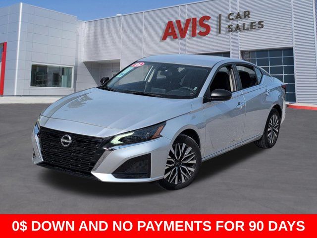 Brilliant Silver Metallic 2025 Nissan Altima 2.5 SV AWD Sedan All-Wheel Drive Continuously Variable Transmission