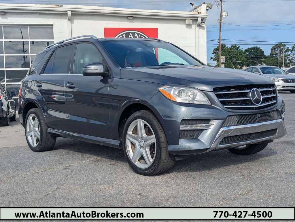 Gray 2015 Mercedes-Benz M-Class SUV / Crossover All-Wheel Drive 7-Speed Automatic