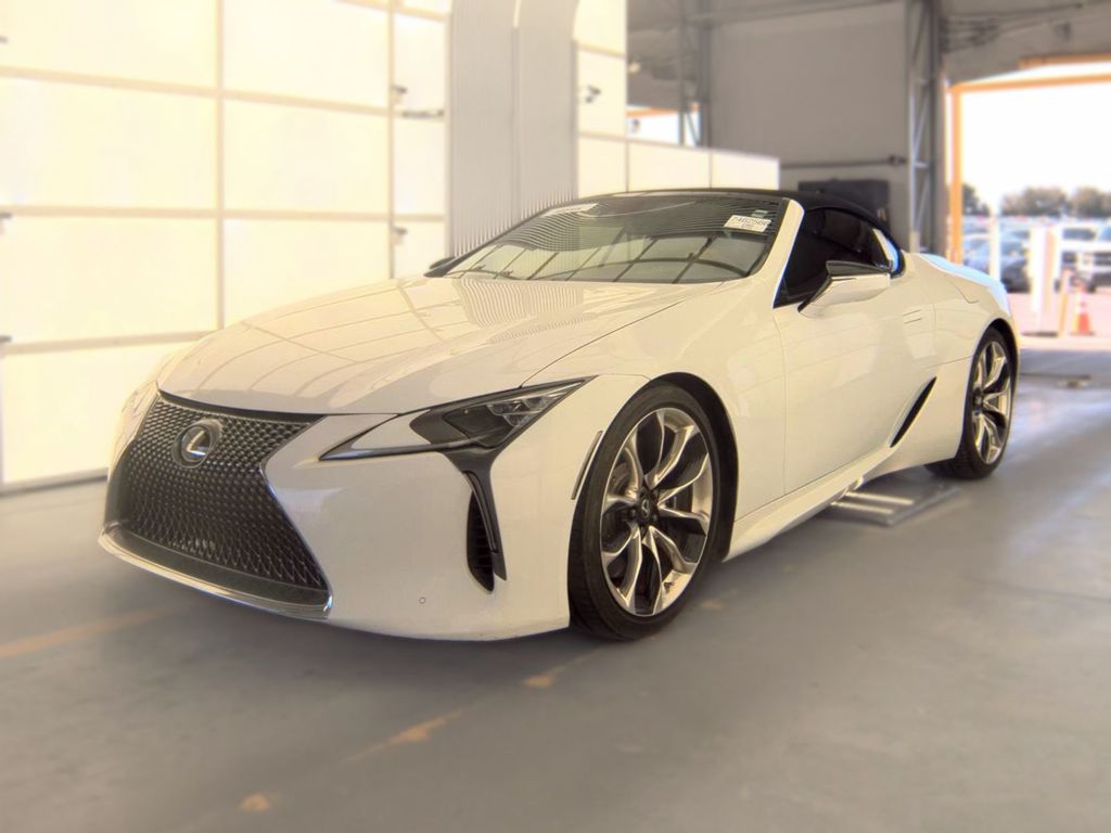 Ultra White 2021 Lexus LC Convertible Rear-Wheel Drive Automatic