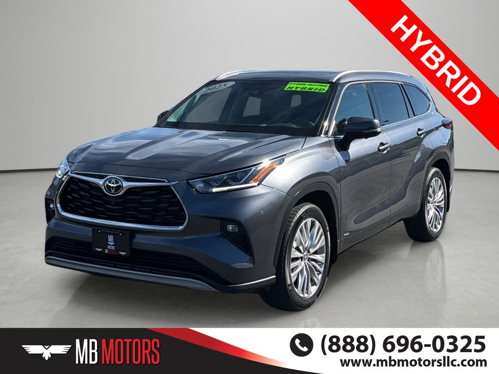 Gray 2025 Toyota Highlander Hybrid SUV / Crossover All-Wheel Drive Continuously Variable Transmission