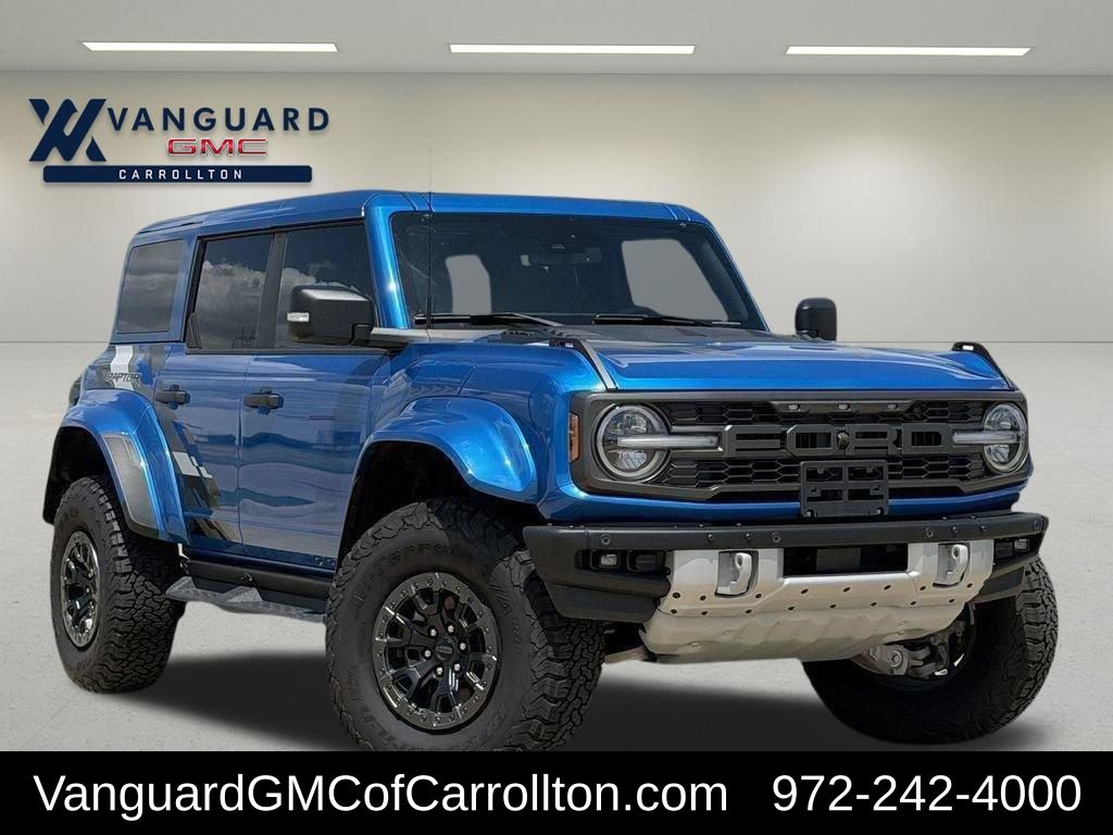 Velocity Blue Metallic 2025 Ford Bronco Raptor SUV / Crossover Four-Wheel Drive Automatic