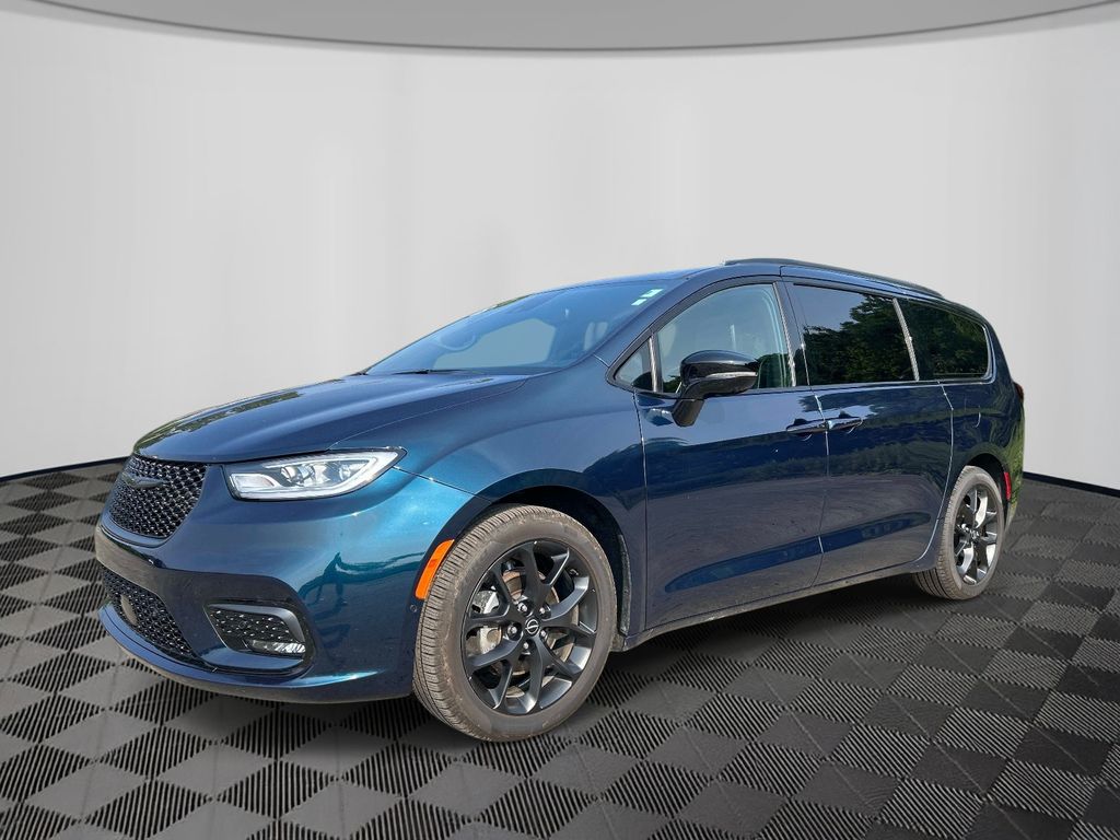 Blue Pearl 2025 Chrysler Pacifica Minivan Front-Wheel Drive 9-Speed Automatic