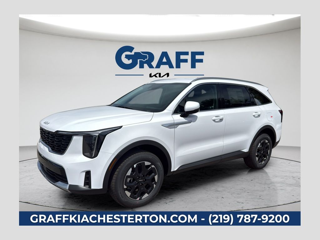 Glacial White Pearl 2026 Kia Sorento SUV / Crossover All-Wheel Drive 8-Speed Automatic