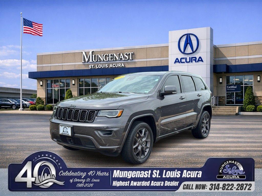 Gray (Granite Crystal Metallic Clearcoat) 2021 Jeep Grand Cherokee 80th Anniversary Edition 4WD SUV / Crossover Four-Wheel Drive 8-Speed Automatic