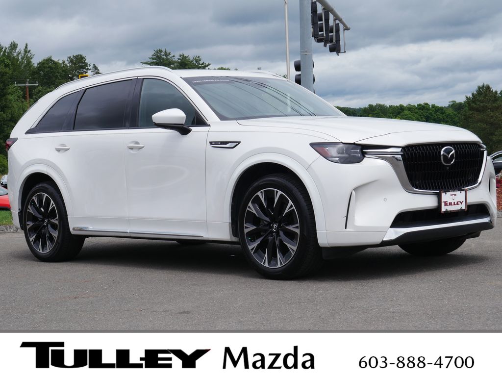 Rhodium White Premium 2024 Mazda CX-90 SUV / Crossover All-Wheel Drive 8-Speed Automatic