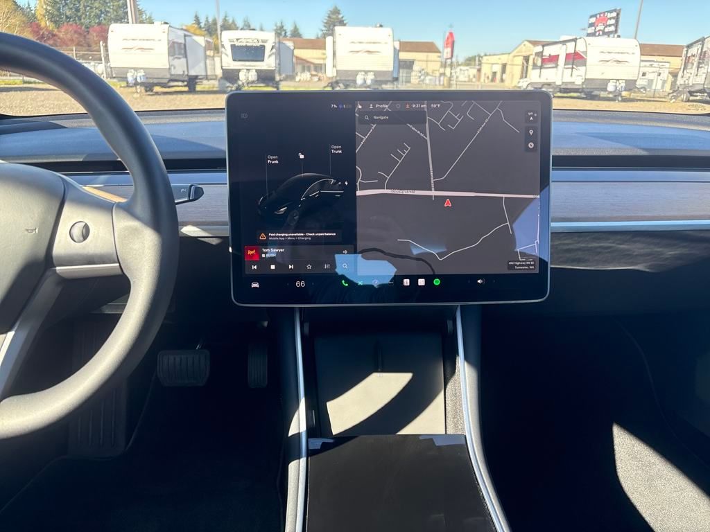 2018 Black Tesla Model 3 Long Range RWD Sedan