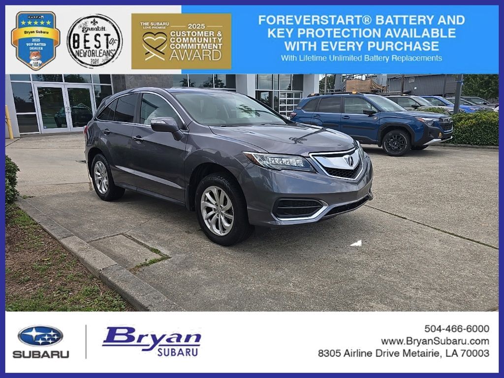 Gray 2018 Acura RDX FWD with Technology Package SUV / Crossover Front-Wheel Drive 6-Speed Automatic