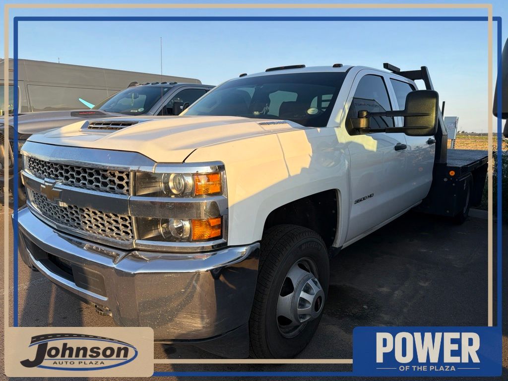 Summit White 2019 Chevrolet Silverado 3500HD Pickup Truck Four-Wheel Drive 6-Speed Automatic