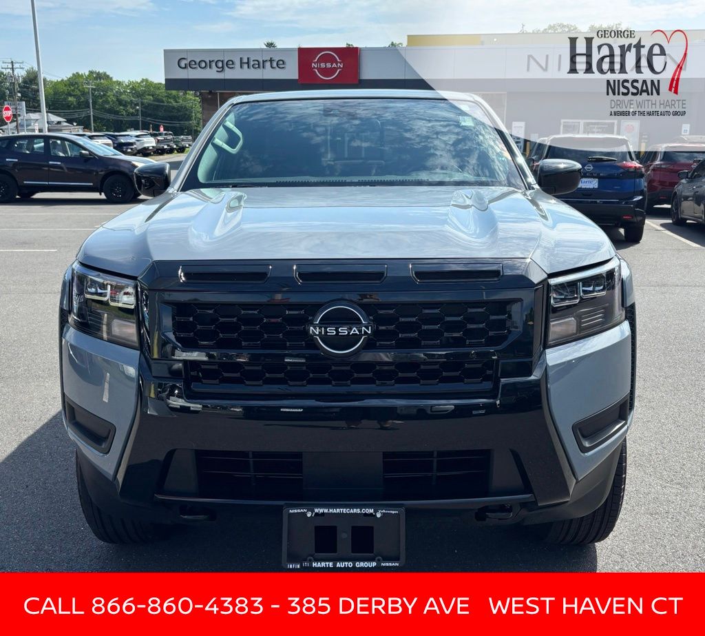 Boulder Gray 2026 Nissan Frontier Pickup Truck Four-Wheel Drive 9-Speed Automatic Overdrive