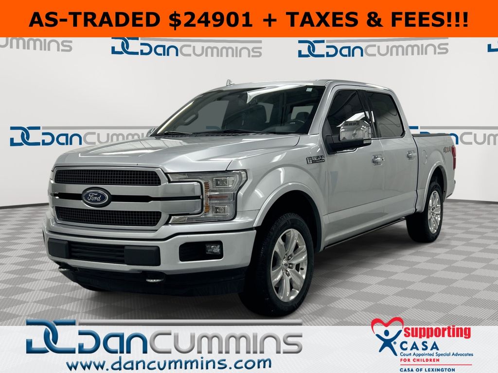 Ingot Silver 2019 Ford F-150 Platinum SuperCrew 4WD Pickup Truck Four-Wheel Drive Automatic