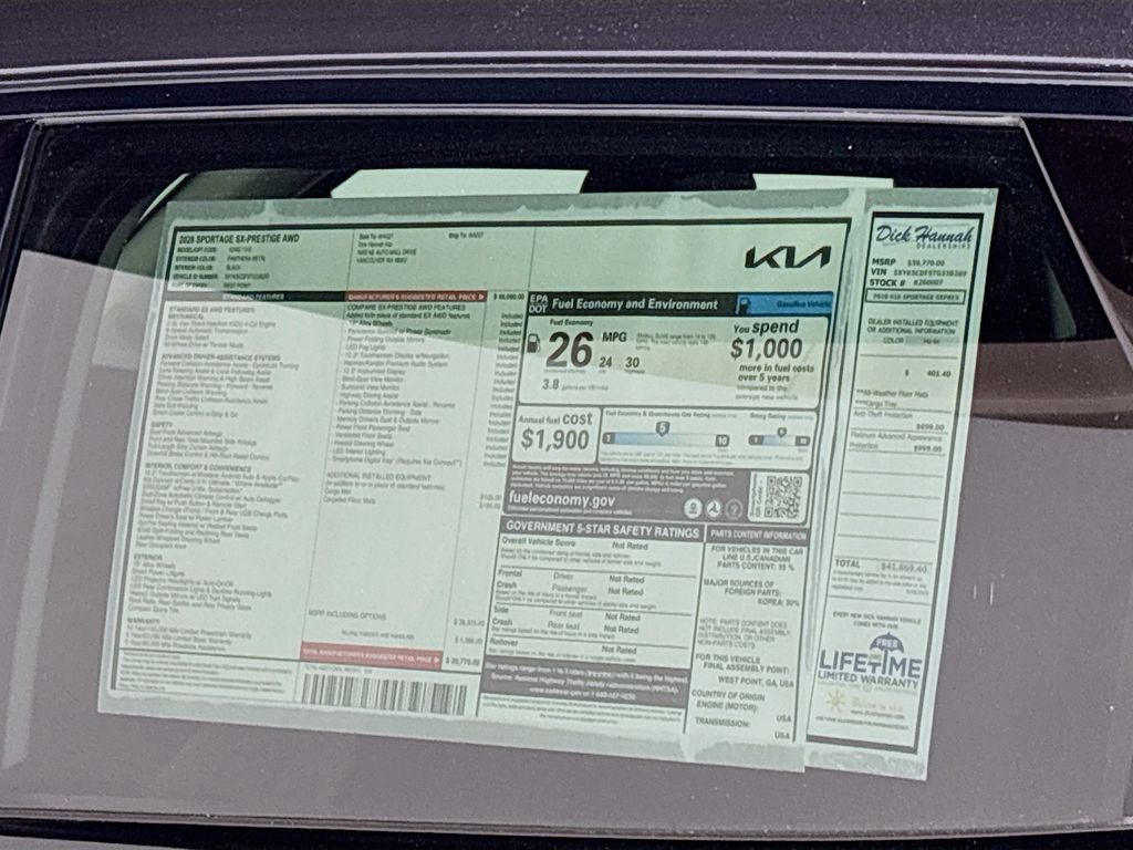 2026 Kia Sportage SX-Prestige