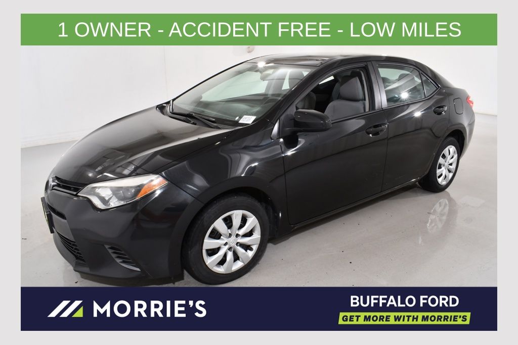 Black Sand Pearl 2016 Toyota Corolla Sedan Front-Wheel Drive 4-Speed Automatic