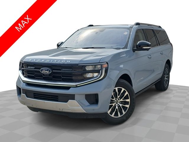 Glacier Gray Metallic TriCoat 2025 Ford Expedition MAX Platinum 4WD SUV / Crossover Four-Wheel Drive Automatic
