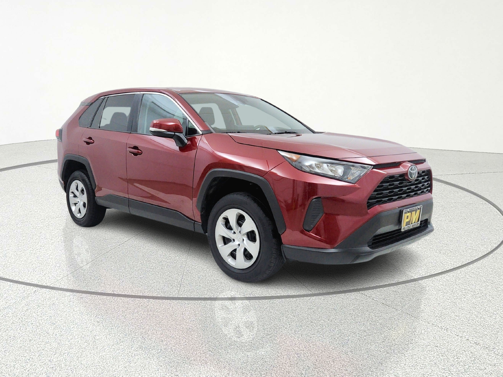 Red (Ruby Flare Pearl) 2022 Toyota RAV4 LE AWD SUV / Crossover All-Wheel Drive 8-Speed Automatic