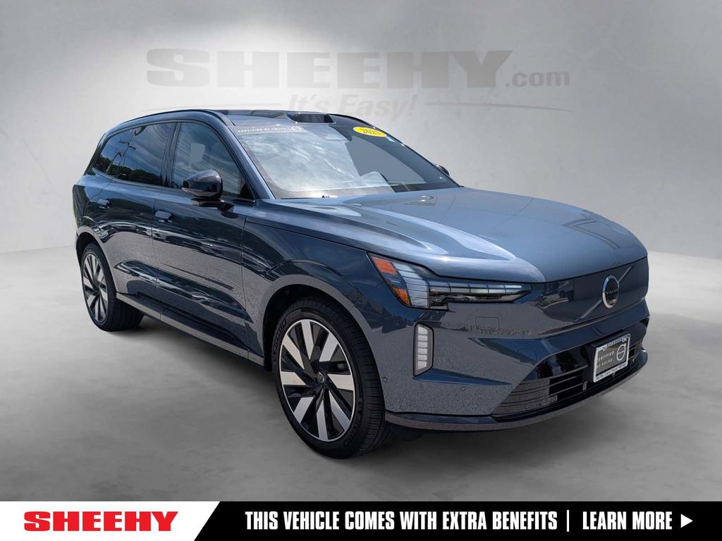 Denim Blue Metallic 2025 Volvo EX90 SUV / Crossover All-Wheel Drive 1-Speed Automatic