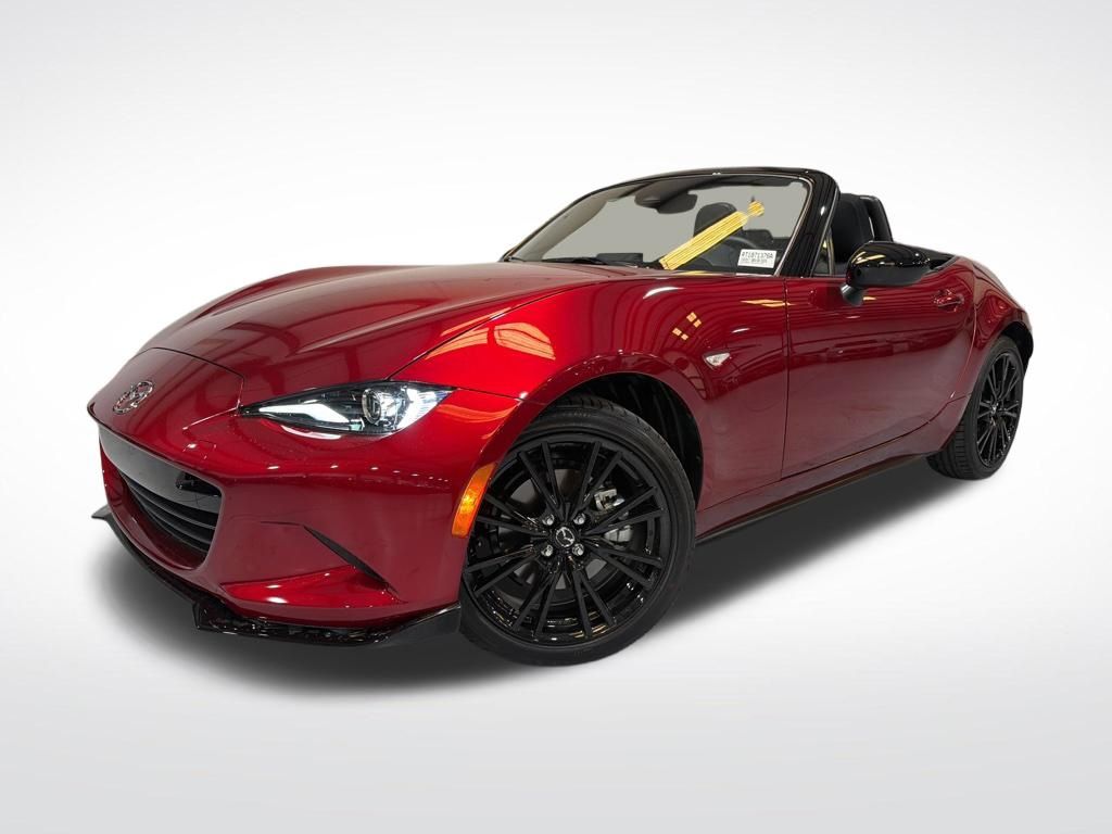 Soul Red Crystal Metallic 2025 Mazda MX-5 Miata Club RWD Convertible Rear-Wheel Drive 6-Speed Manual