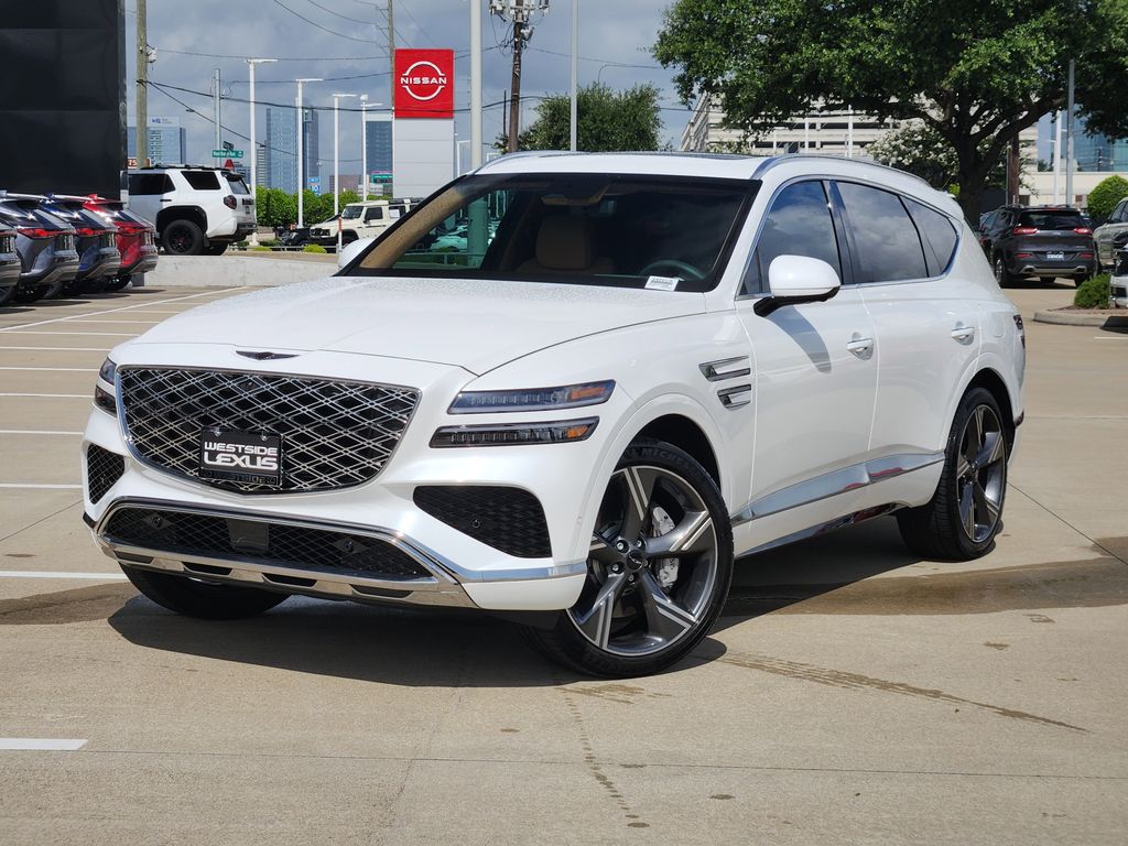 Uyuni White 2025 Genesis GV80 3.5T Prestige AWD SUV / Crossover All-Wheel Drive 8-Speed Automatic