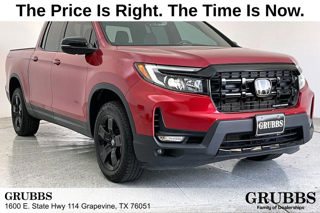 Radiant Red Metallic II 2024 Honda Ridgeline Pickup Truck All-Wheel Drive 9-Speed Automatic