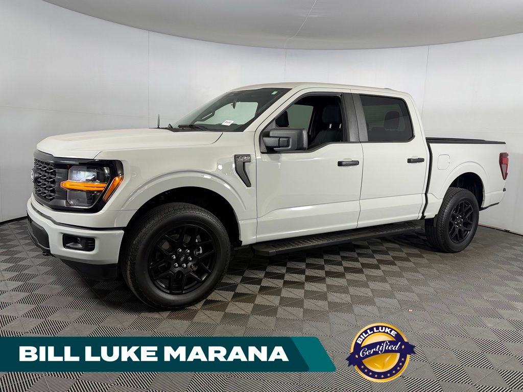 Avalanche Gray 2024 Ford F-150 Pickup Truck Four-Wheel Drive Automatic