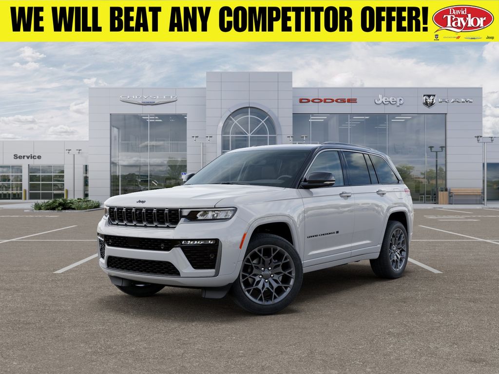 Bright White Clearcoat 2026 Jeep Grand Cherokee SUV / Crossover Four-Wheel Drive 8-Speed Automatic