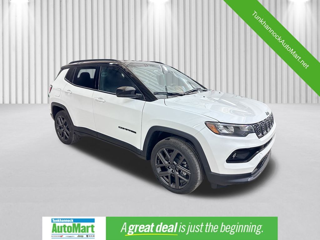 Bright White Clearcoat 2026 Jeep Compass SUV / Crossover Four-Wheel Drive 8-Speed Automatic