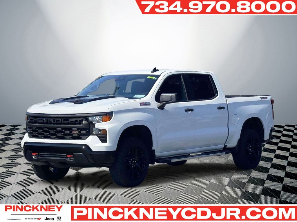 Summit White 2024 Chevrolet Silverado 1500 Pickup Truck Four-Wheel Drive 8-Speed Automatic