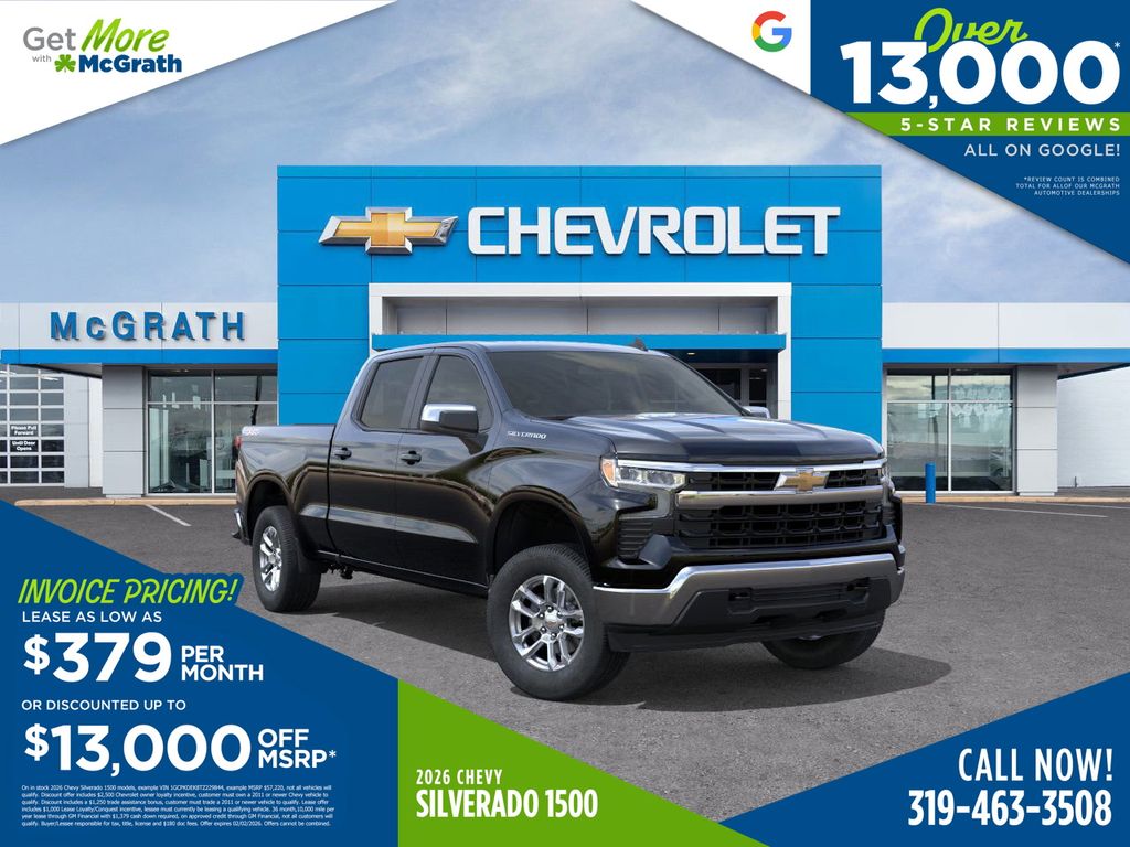 2026 Chevrolet Silverado 1500 LT Crew Cab 4WD