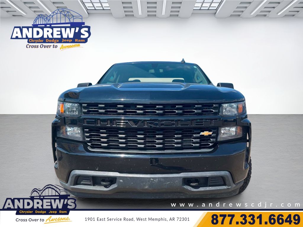 Black 2019 Chevrolet Silverado 1500 Pickup Truck Four-Wheel Drive 6-Speed Automatic Overdrive