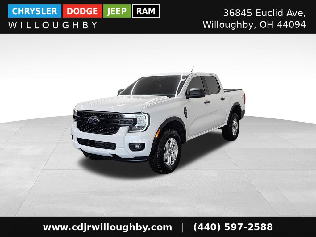Oxford White 2025 Ford Ranger Pickup Truck Four-Wheel Drive Automatic