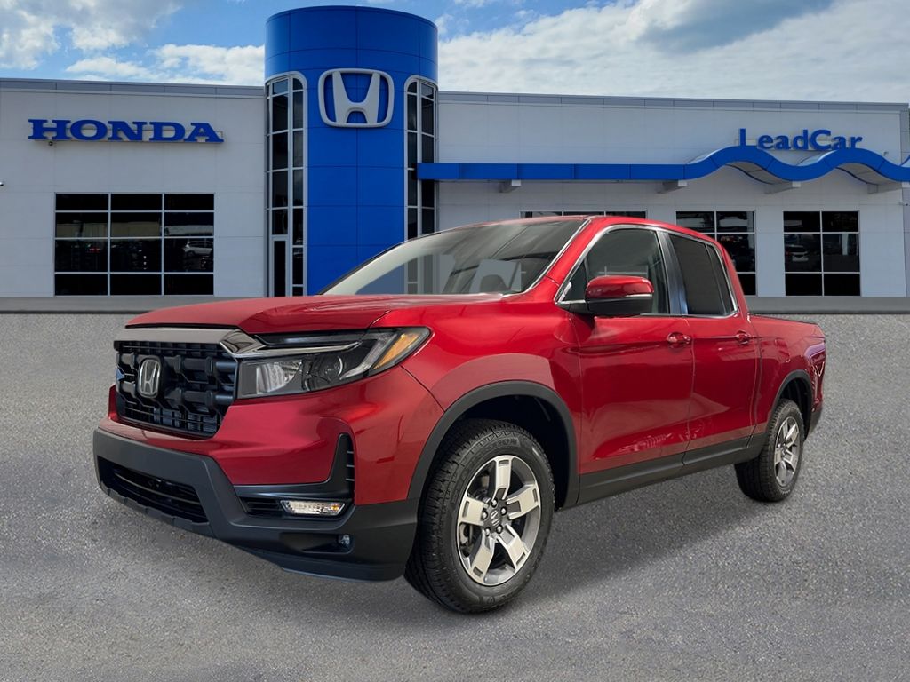 Radiant Red Metallic II 2026 Honda Ridgeline Pickup Truck All-Wheel Drive 9-Speed Automatic