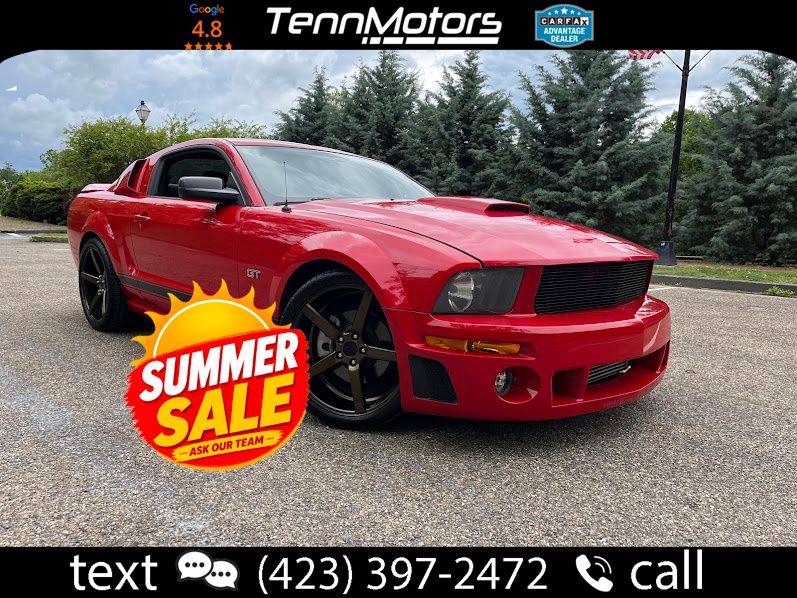 Red 2007 Ford Mustang Coupe Rear-Wheel Drive 5-Speed Manual