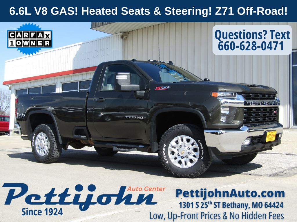 Greenstone Metallic 2022 Chevrolet Silverado 3500HD LT LB 4WD Pickup Truck Four-Wheel Drive 6-Speed Automatic