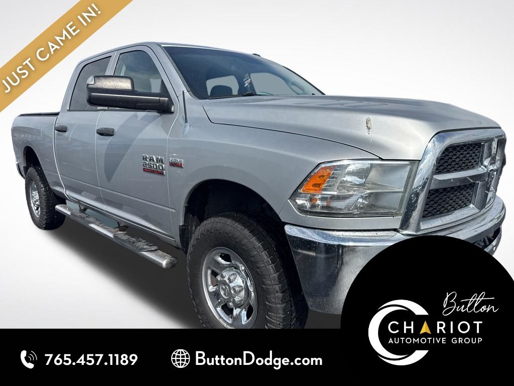 Bright Silver Metallic Clearcoat 2013 RAM 2500 Tradesman Crew Cab 4WD Pickup Truck Four-Wheel Drive 6-Speed Automatic