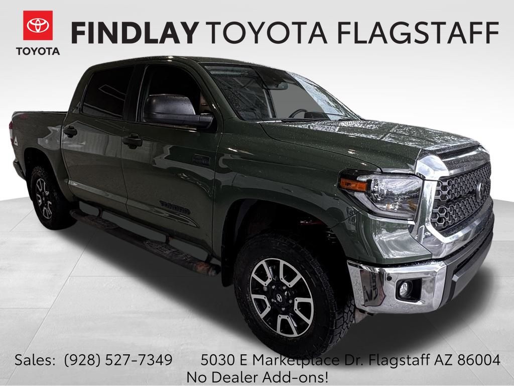 Army Green 2021 Toyota Tundra Pickup Truck Four-Wheel Drive 6-Speed Automatic
