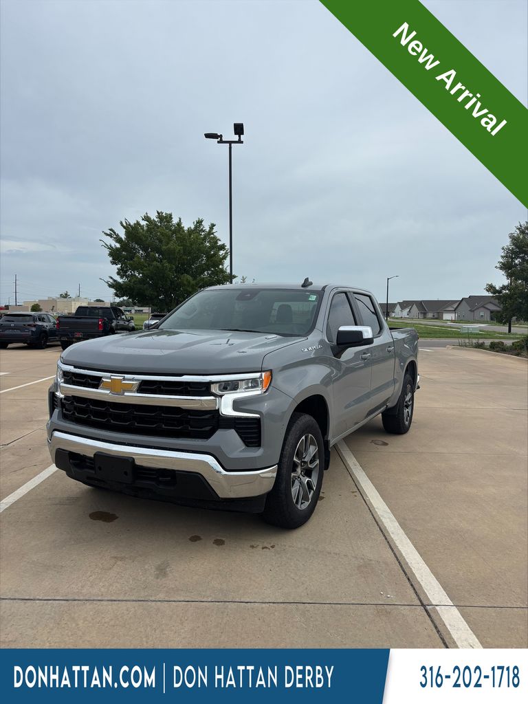 Slate Gray Metallic 2024 Chevrolet Silverado 1500 Pickup Truck Four-Wheel Drive 8-Speed Automatic