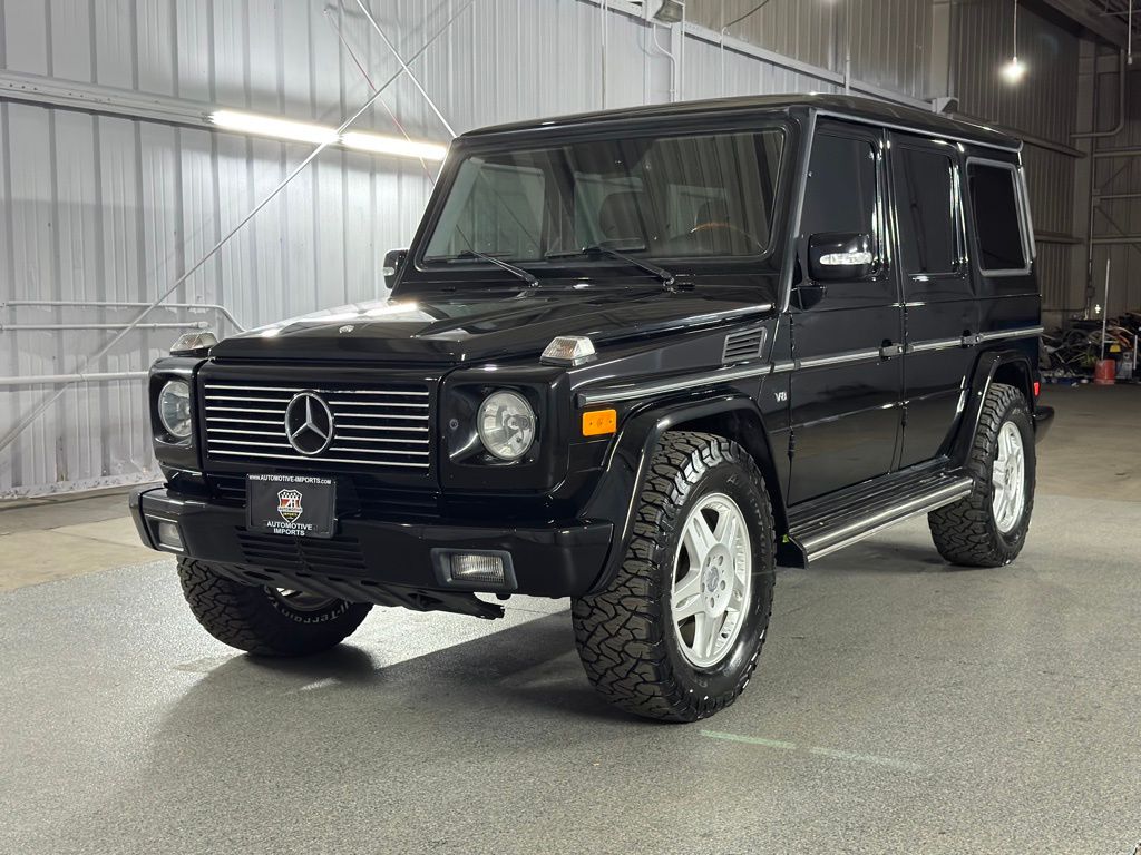 Black 2005 Mercedes-Benz G-Class G 500 4MATIC SUV / Crossover All-Wheel Drive 5-Speed Automatic Overdrive