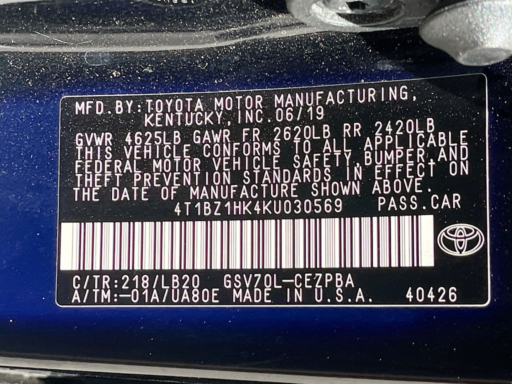 2019 Toyota Camry XSE V6 Black at DeMontrond Gulf Freeway