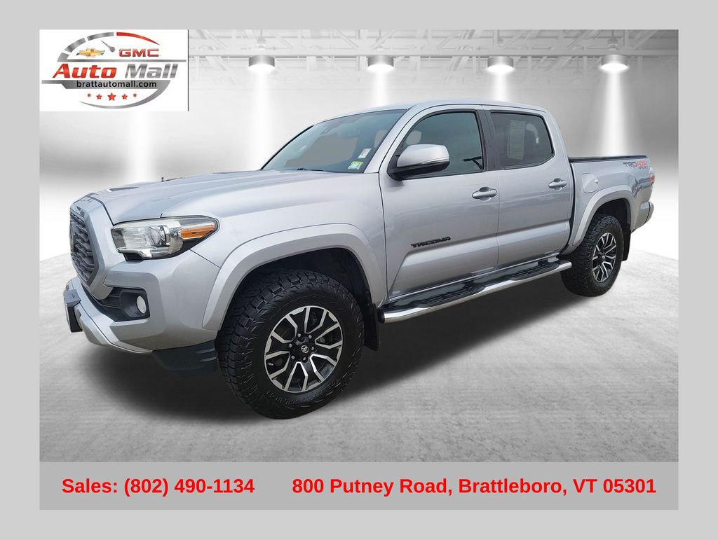 Silver Sky Metallic 2020 Toyota Tacoma Pickup Truck Four-Wheel Drive 6-Speed Automatic