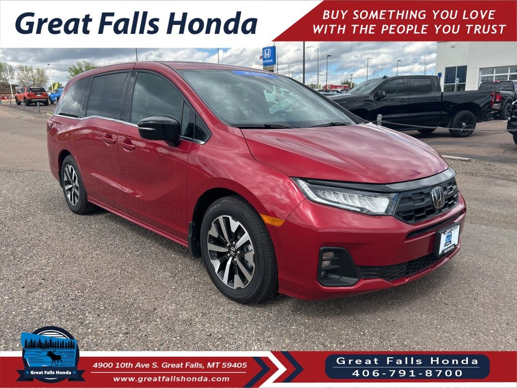 Radiant Red Metallic II 2025 Honda Odyssey Sport-L FWD Minivan Front-Wheel Drive Automatic